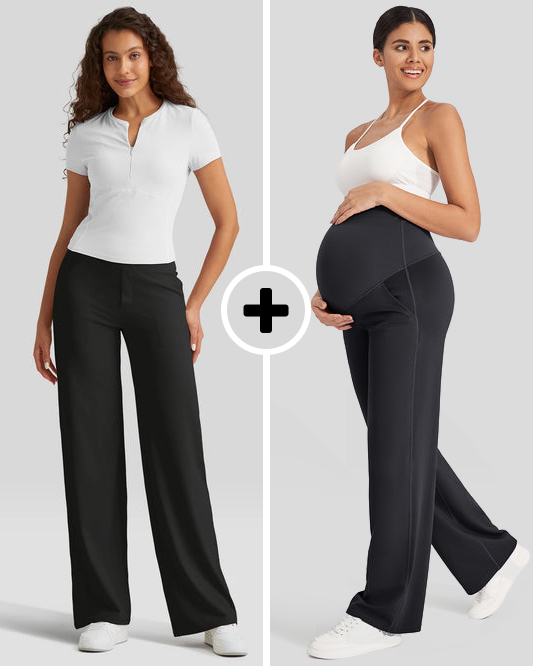 Aciki™ FlexiFit Pants + Aciki™ BumpEase Pants